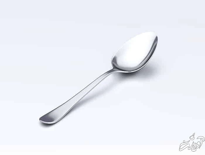 از بین بردن شوری غذا  قاشق نقره